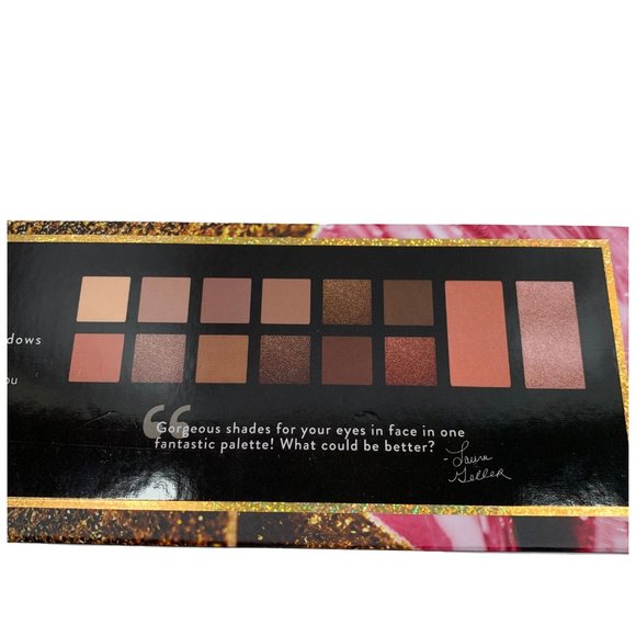 LAURA GELLER Blushing & Blissful 12 Eyeshadows Highlighter & Blush NWOT - Picture 4 of 5